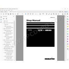 Komatsu Engine 107E-1 series workshop service manual