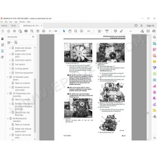 Komatsu Engine 107E-2 series workshop service manual