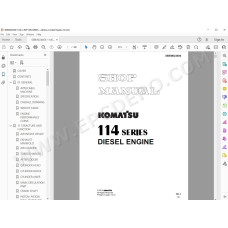 Komatsu Engine 114E-2 series workshop service manual