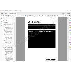 Komatsu Engine 114E-3 series workshop service manual
