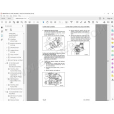 Komatsu Engine 125-3 series workshop service manual