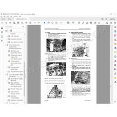 Komatsu Engine 125-3 series workshop service manual