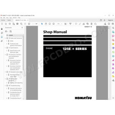 Komatsu Engine 125E-5 series workshop service manual