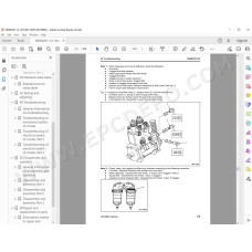 Komatsu Engine 12V140E-3 series workshop service manual