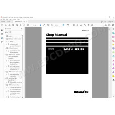 Komatsu Engine 140E-5 series workshop service manual