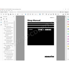 Komatsu Engine 170E-5 series workshop service manual