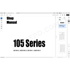 Komatsu Engine 105 series service manual