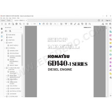 Komatsu Engine 6D140-1 series service manual