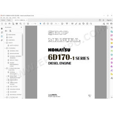 Komatsu Engine 6D170-1 series service manual