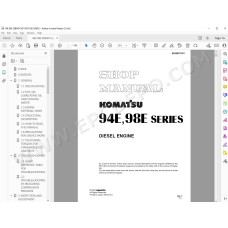 Komatsu Engine 94E 98E series service manual