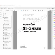 Komatsu Engine 95-3 series service manual