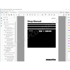 Komatsu Engine 95E-5 series service manual