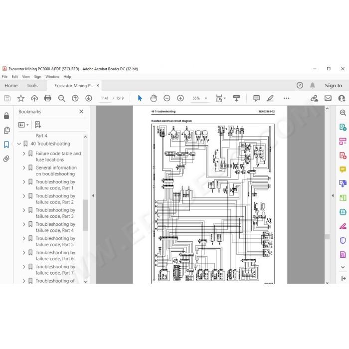 Komatsu Mining Excavator PC2000-8 service & repair manual