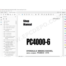 Komatsu Mining Shovel PC4000-6 service & repair manual