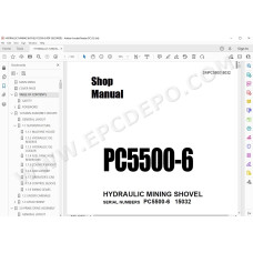 Komatsu Mining Shovel PC5500-6 service & repair manual