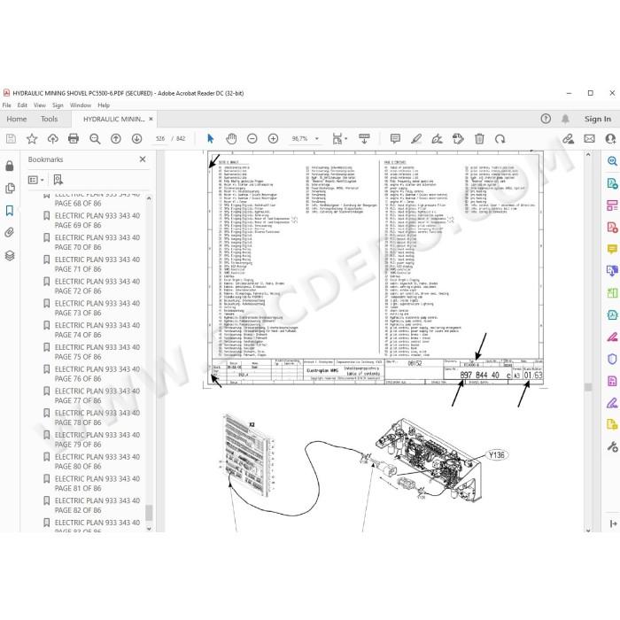 Komatsu Mining Shovel PC5500-6 service & repair manual