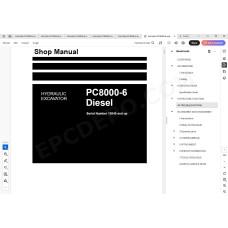 Komatsu Mining Shovel PC8000-6 service & repair manual
