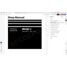 Komatsu Excavator PC130-11 PC130LC-11 service & repair manual