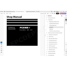 Komatsu Mini Excavator PC20MR-3 service & repair manual