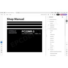 Komatsu Mini Excavator PC22MR-3 service & repair manual