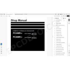 Komatsu Mini Excavator PC24MR-5 PC26MR-5 service & repair manual