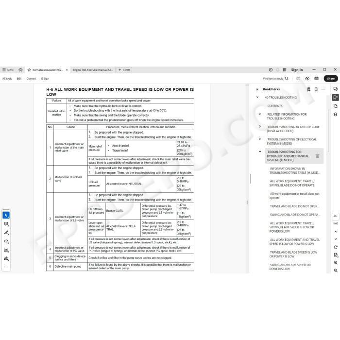 Komatsu Mini Excavator PC24MR-5 PC26MR-5 service & repair manual
