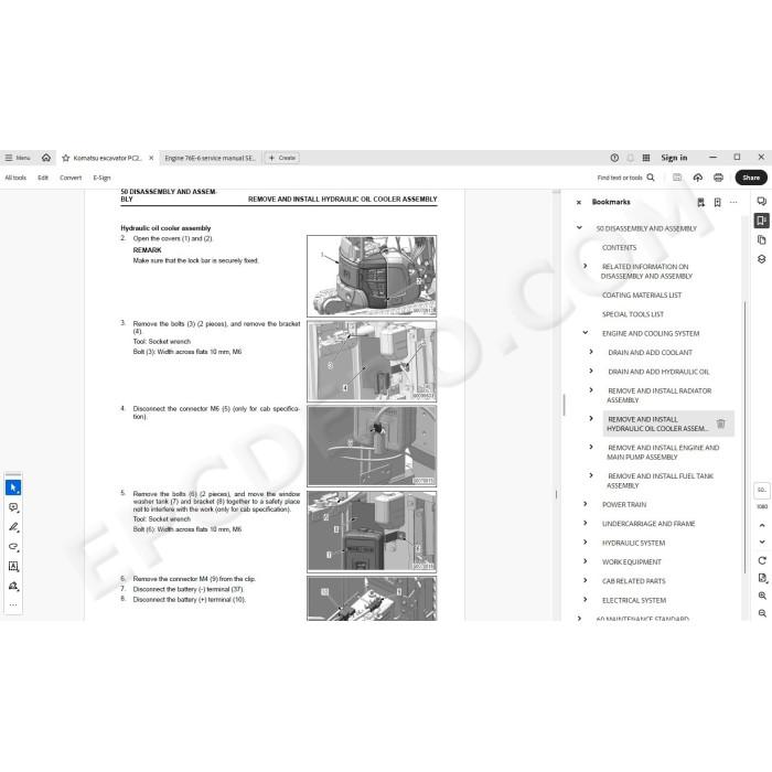Komatsu Mini Excavator PC24MR-5 PC26MR-5 service & repair manual