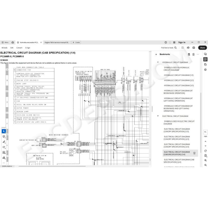 Komatsu Mini Excavator PC24MR-5 PC26MR-5 service & repair manual