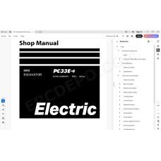 Komatsu Mini Excavator PC33E-6 service & repair manual