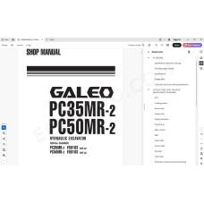Komatsu Excavator PC35MR-2 PC50MR-2 service & repair manual