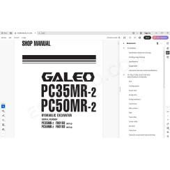 Komatsu Excavator PC35MR-2 PC50MR-2 service & repair manual