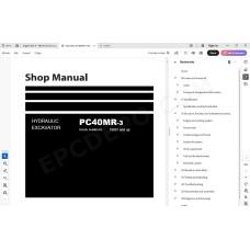 Komatsu Excavator PC40MR-3 service & repair manual