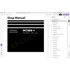 Komatsu Mini Excavator PC78US-11 service & repair manual