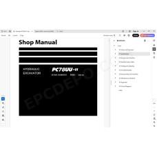 Komatsu Mini Excavator PC78UU-11 service & repair manual
