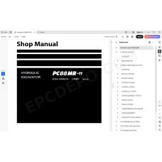 Komatsu Excavator PC88MR-11 service & repair manual