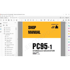 Komatsu Mini Excavator PC95-1 service & repair manual