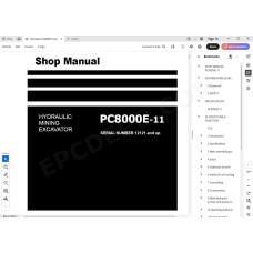 Komatsu Mining Excavator PC8000E-11 service & repair manual