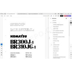 Komatsu Mobile Crusher BR300J-1 BR310JG-1 service & repair manual