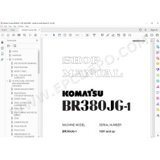 Komatsu Mobile Crusher BR380JG-1 service & repair manual