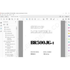 Komatsu Mobile Crusher BR500JG-1 service & repair manual