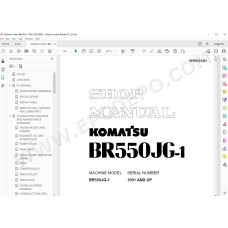 Komatsu Mobile Crusher BR550JG-1 service & repair manual