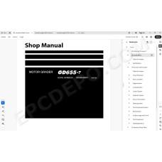 Komatsu Motor Grader GD655-7 service & repair manual