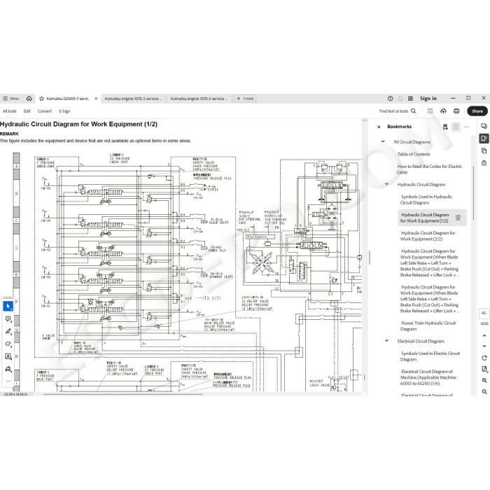 Komatsu Motor Grader GD655-7 service & repair manual
