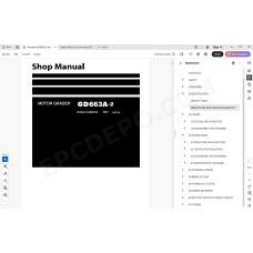 Komatsu Motor Grader GD663A-2 service & repair manual