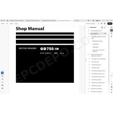 Komatsu Motor Grader GD755-5R service & repair manual