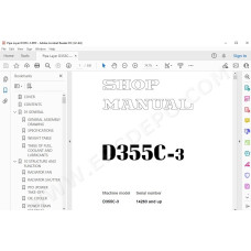 Komatsu Pipe Layer D355C-3 service & repair manual