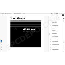 Komatsu Planter D61EM-23M0 service & repair manual