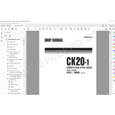 Komatsu Skid Steer Loader CK20-1 service & repair manual