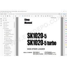 Komatsu Skid Steer Loader SK1020-5 service & repair manual