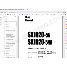 Komatsu Skid Steer Loader SK1020-5N SK1020-5NA service & repair manual
